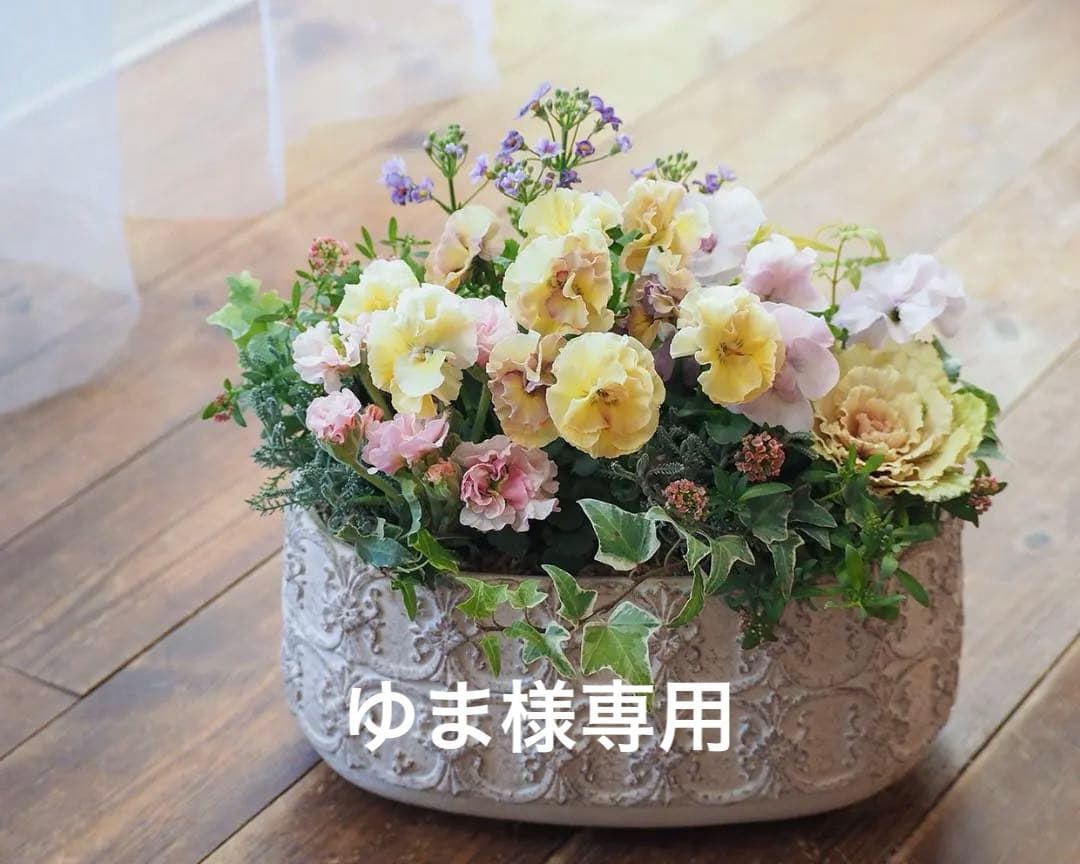 アチュードのキュートで可憐な寄せ植え