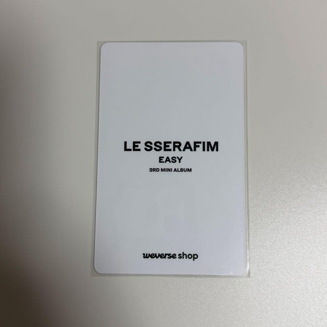 LE SSERAFIM ルセラ EASY カムバショーケース トレカ ウンチェ