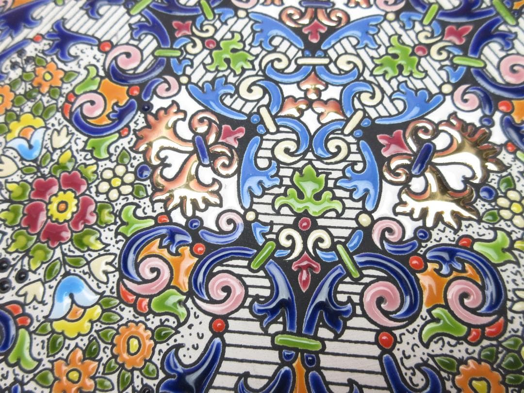 スペイン セビリア焼 飾り皿 CEARCO ORO DELEY 24K 他