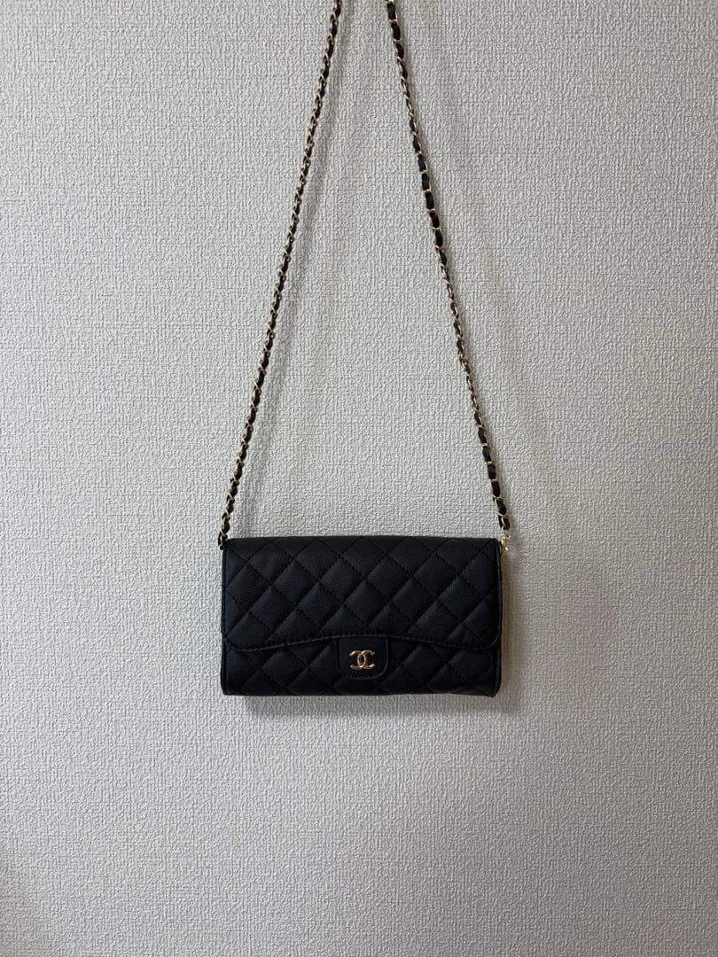 ノベルティ　ショルダーバッグ　チェーンウォレット