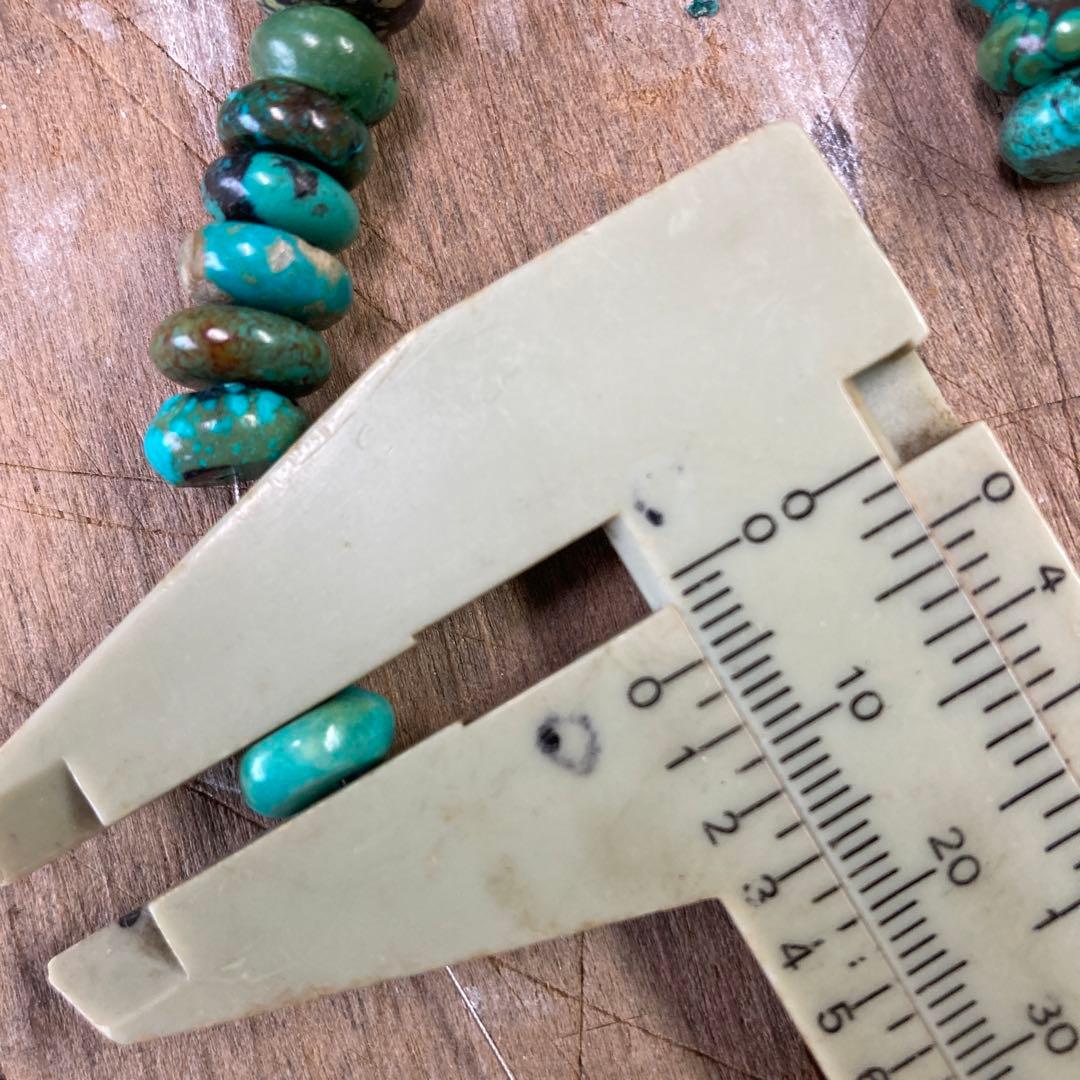 ターコイズ トルコ石 連材 インディアンジュエリー