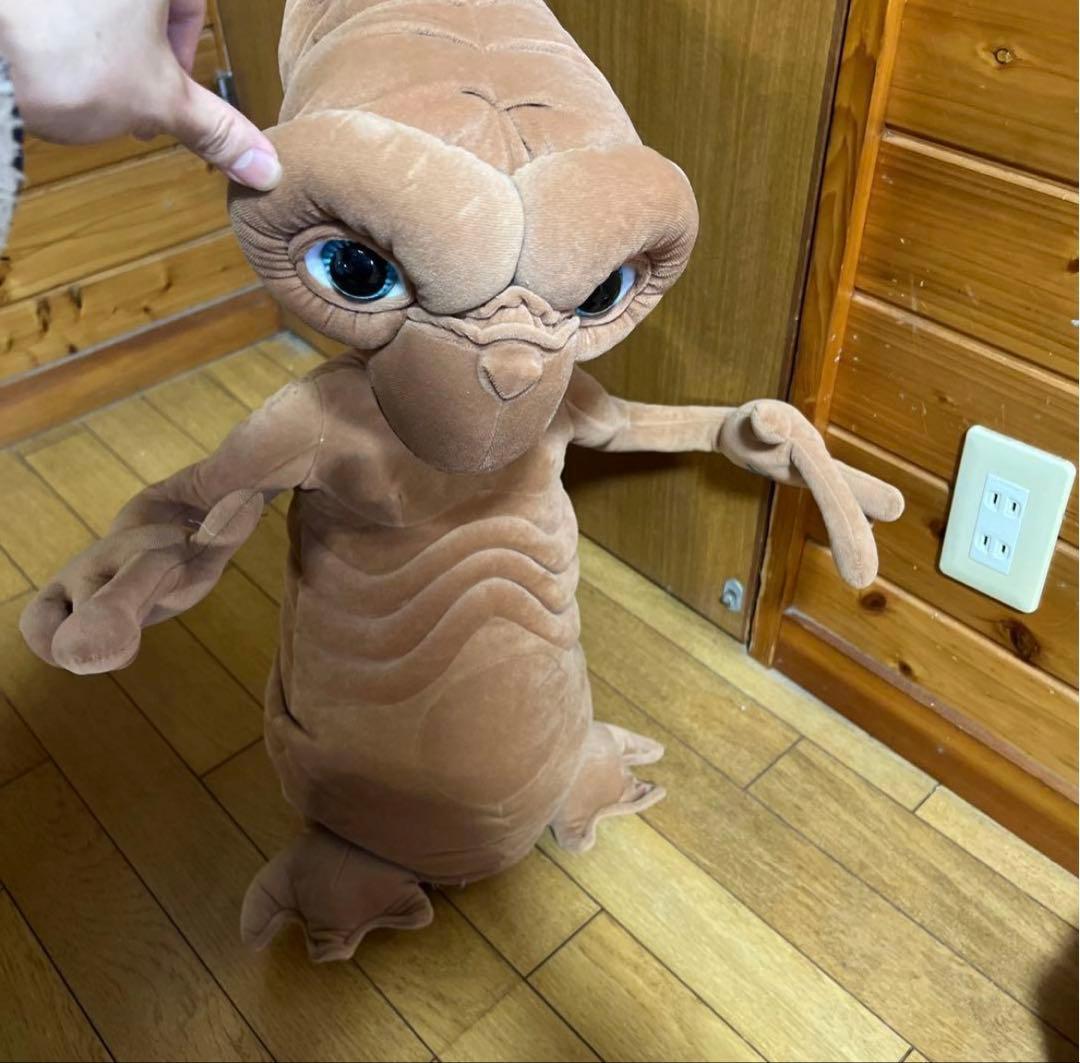 【最安値☆即日発送 】E.T. エイリアンぬいぐるみ 大きめ　ミニETつき