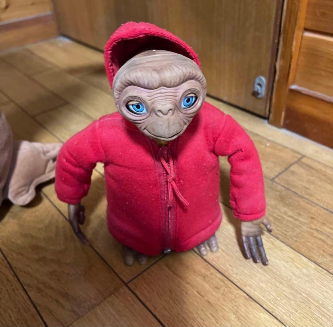 【最安値☆即日発送 】E.T. エイリアンぬいぐるみ 大きめ　ミニETつき