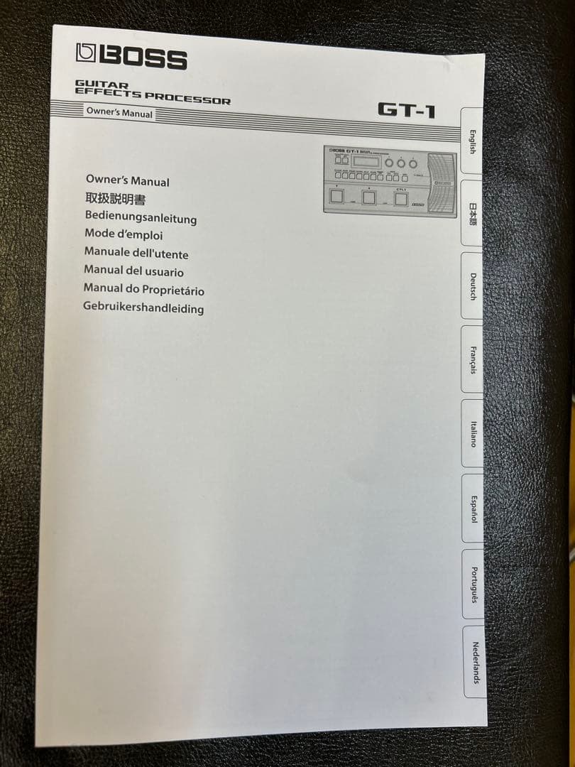 極美品！BOSS GT-1 ＋純正アダプターPSA-100S＋取扱説明書＋元箱