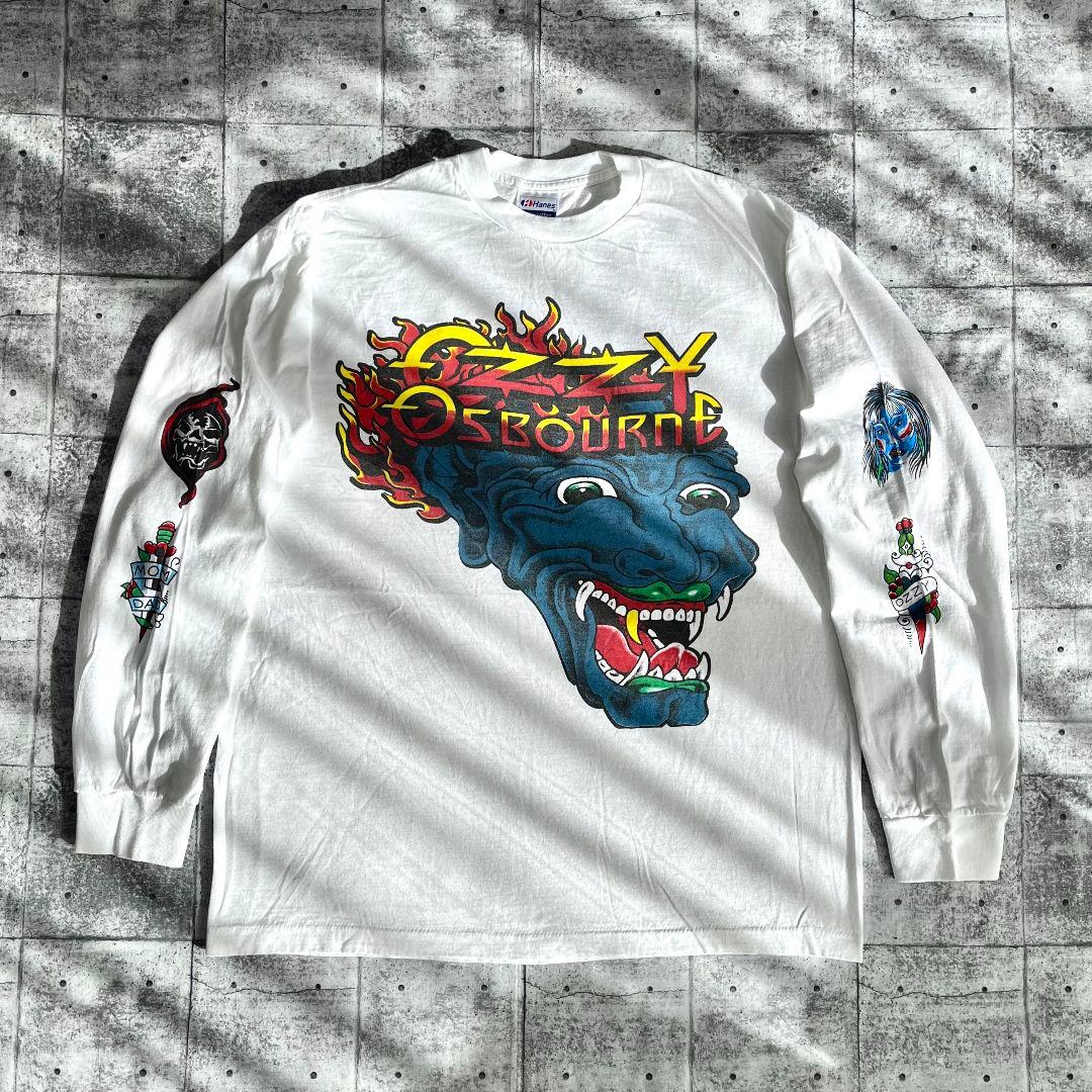 Ozzy Osbourne オジーオズボーン Tatoo タトゥー ロンT XL