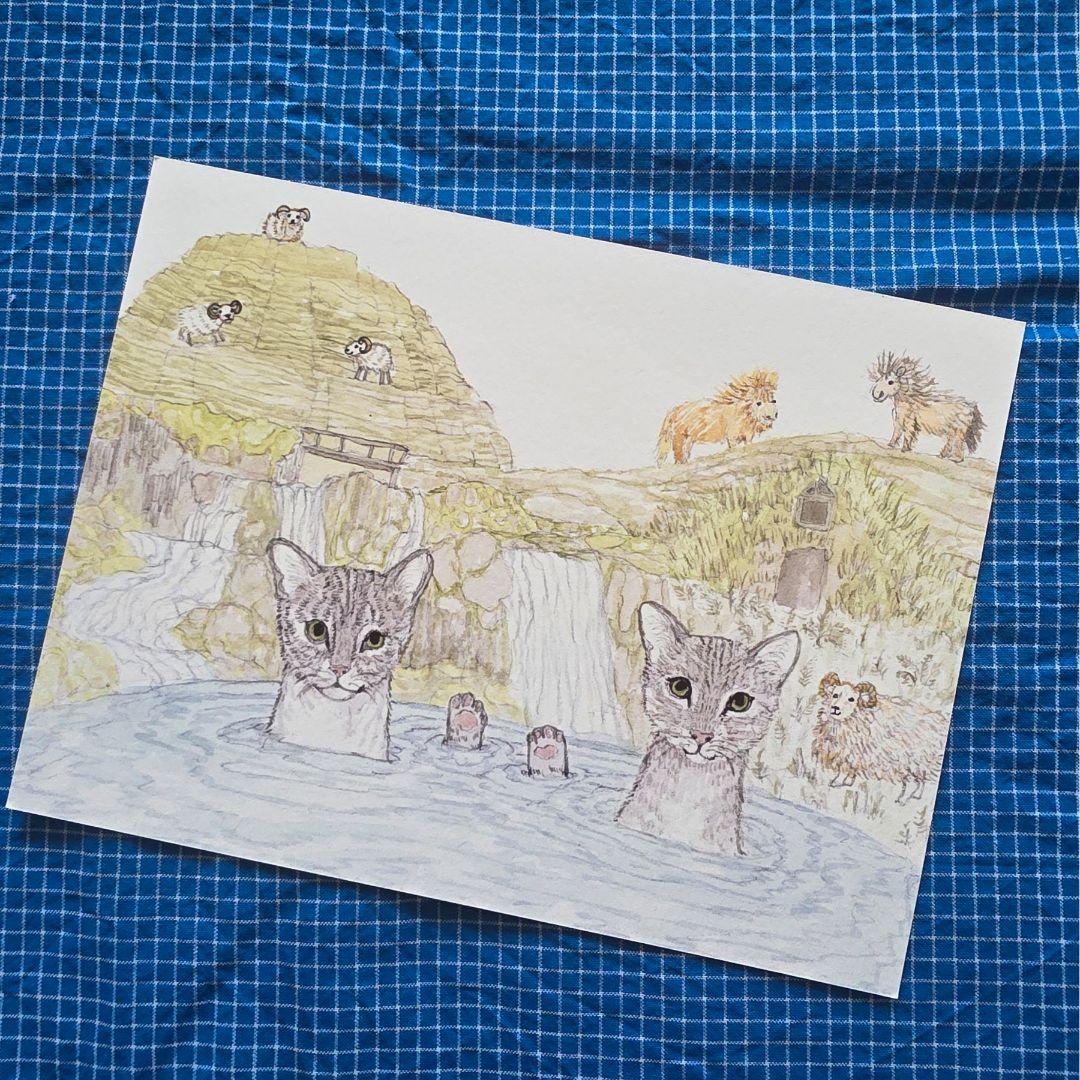 CORAL&TUSK　　 Tea Towel card(クラフト紙)