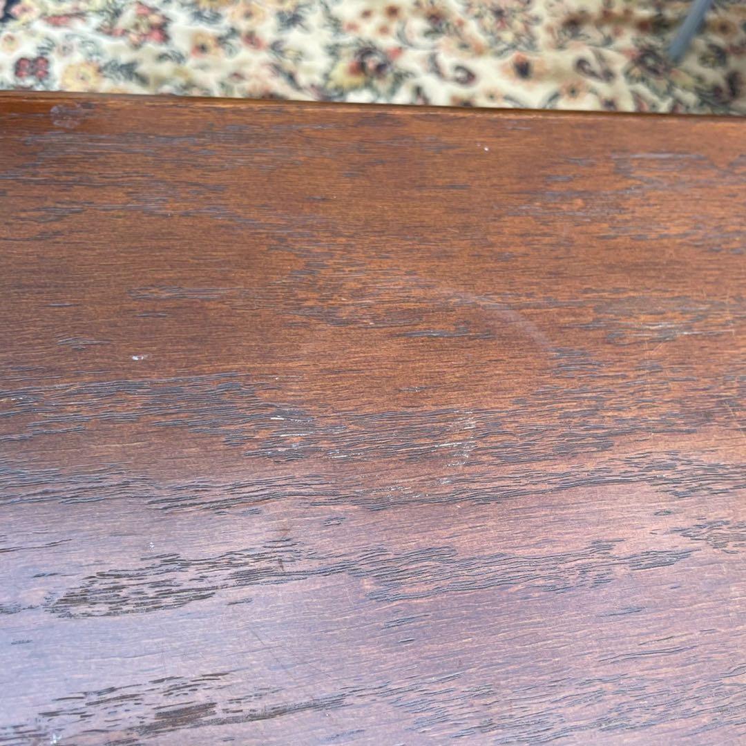 木製パーソナルデスク　アンティーク調