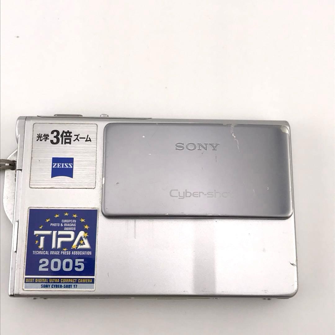 実写美⭕️【動作確認済】SONY Cyber-shot DSC-T7 シルバー