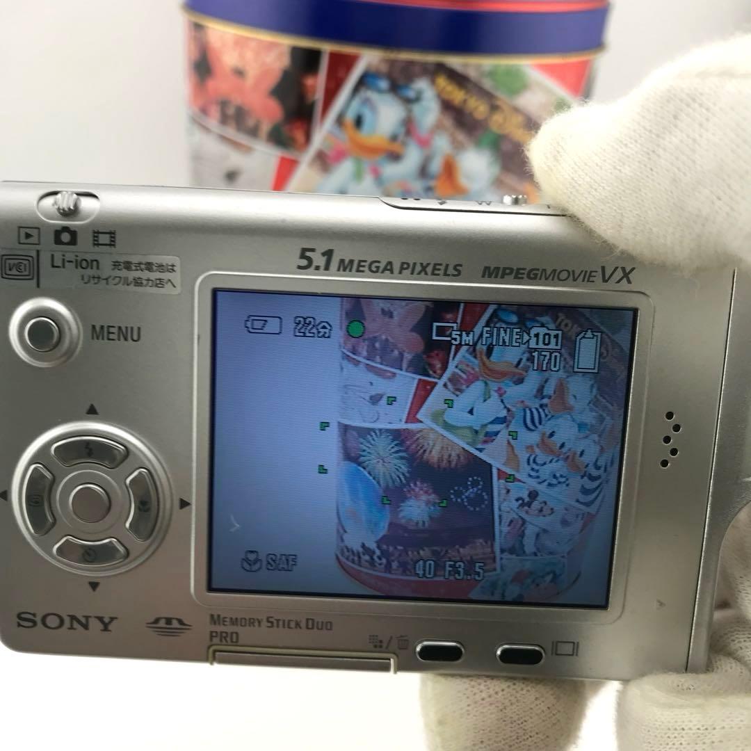 実写美⭕️【動作確認済】SONY Cyber-shot DSC-T7 シルバー