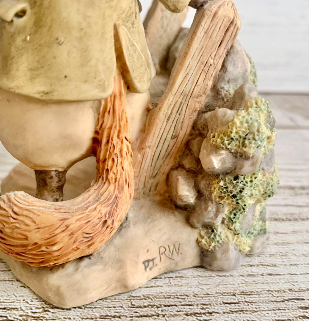 きつねの紳士 置物 ピーターラビット フィギュリン