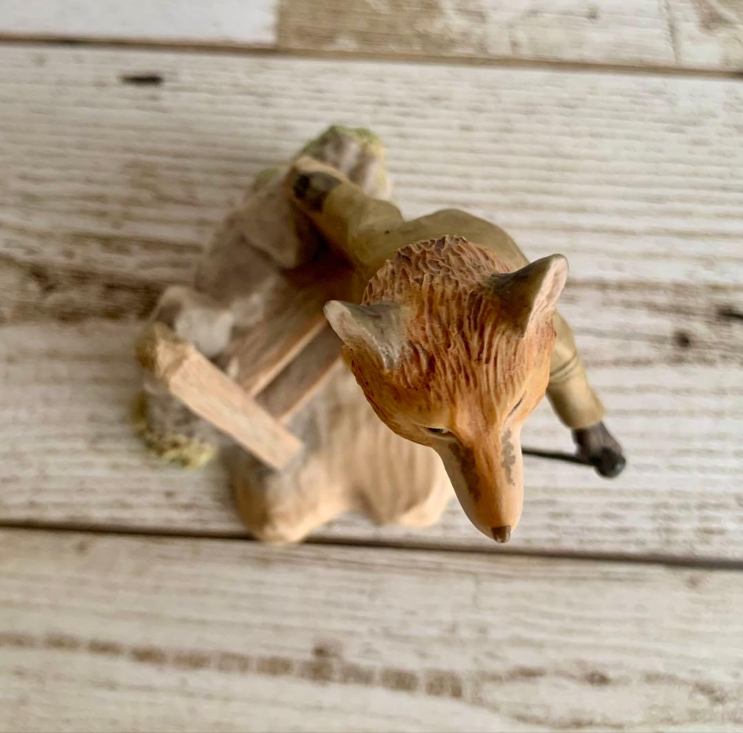 きつねの紳士 置物 ピーターラビット フィギュリン