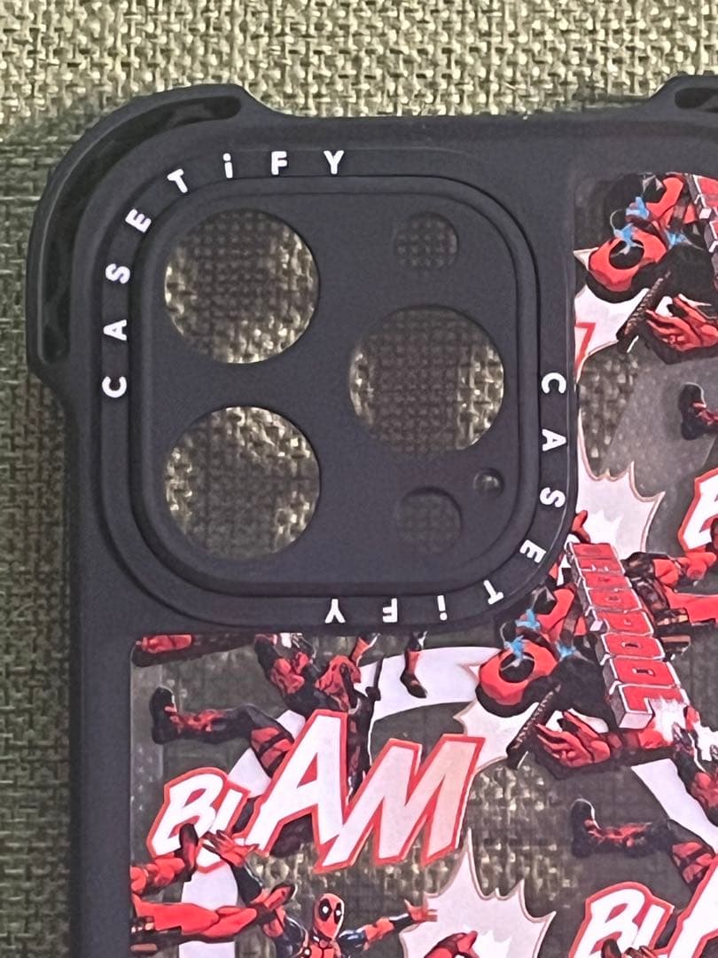 SAMON CASETIFY デッドプールiPhone15pro用ケース