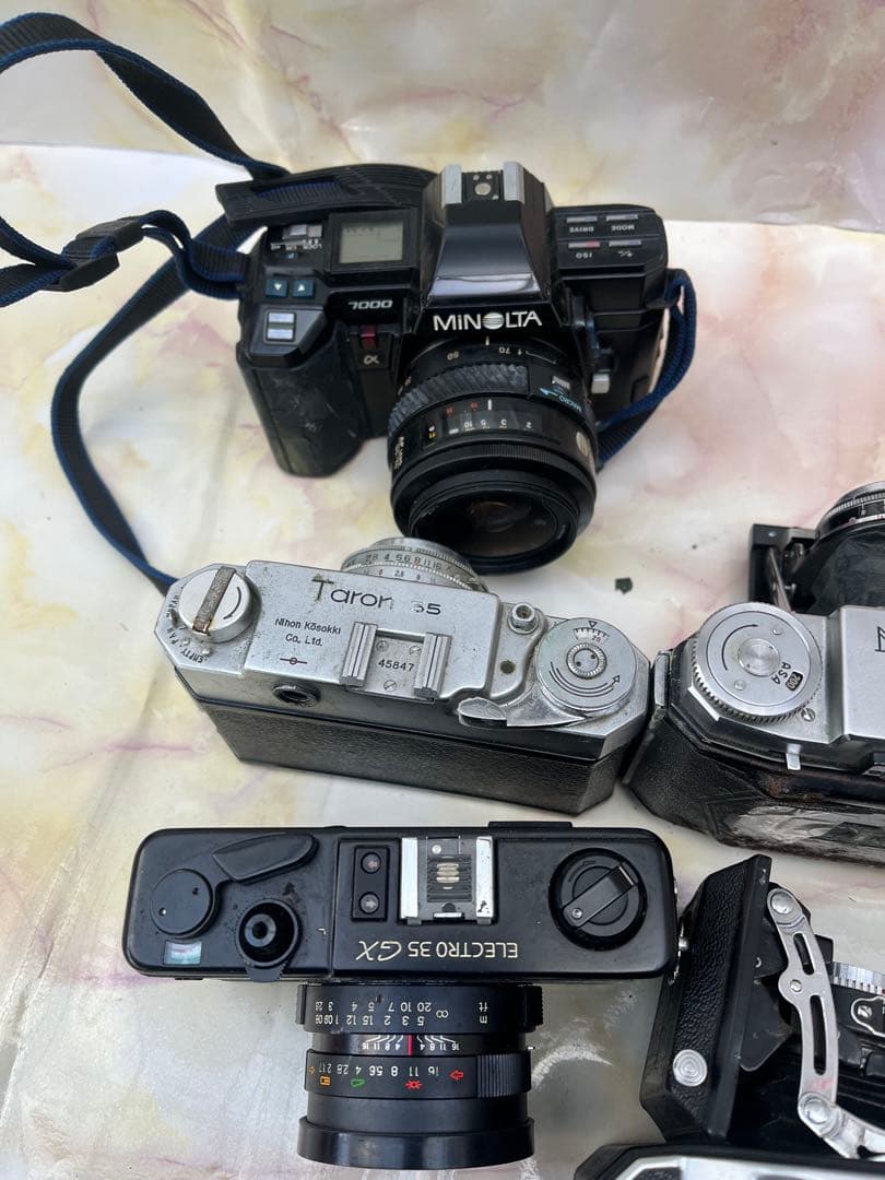 MAMIYA-6 蛇腹カメラなどまとめて5台ジャンク(K36)