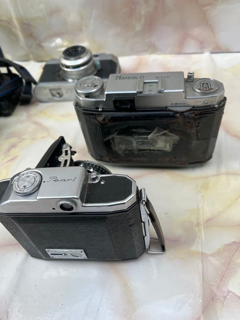 MAMIYA-6 蛇腹カメラなどまとめて5台ジャンク(K36)