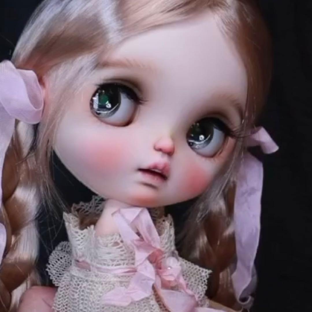 作家様カスタムブライス かわいい 人形 カスタムドール フルセット キラキラ