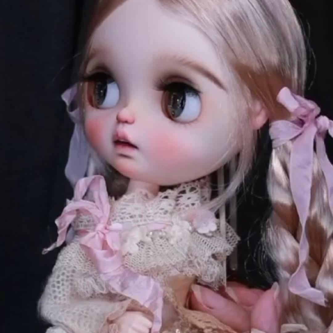 作家様カスタムブライス かわいい 人形 カスタムドール フルセット キラキラ