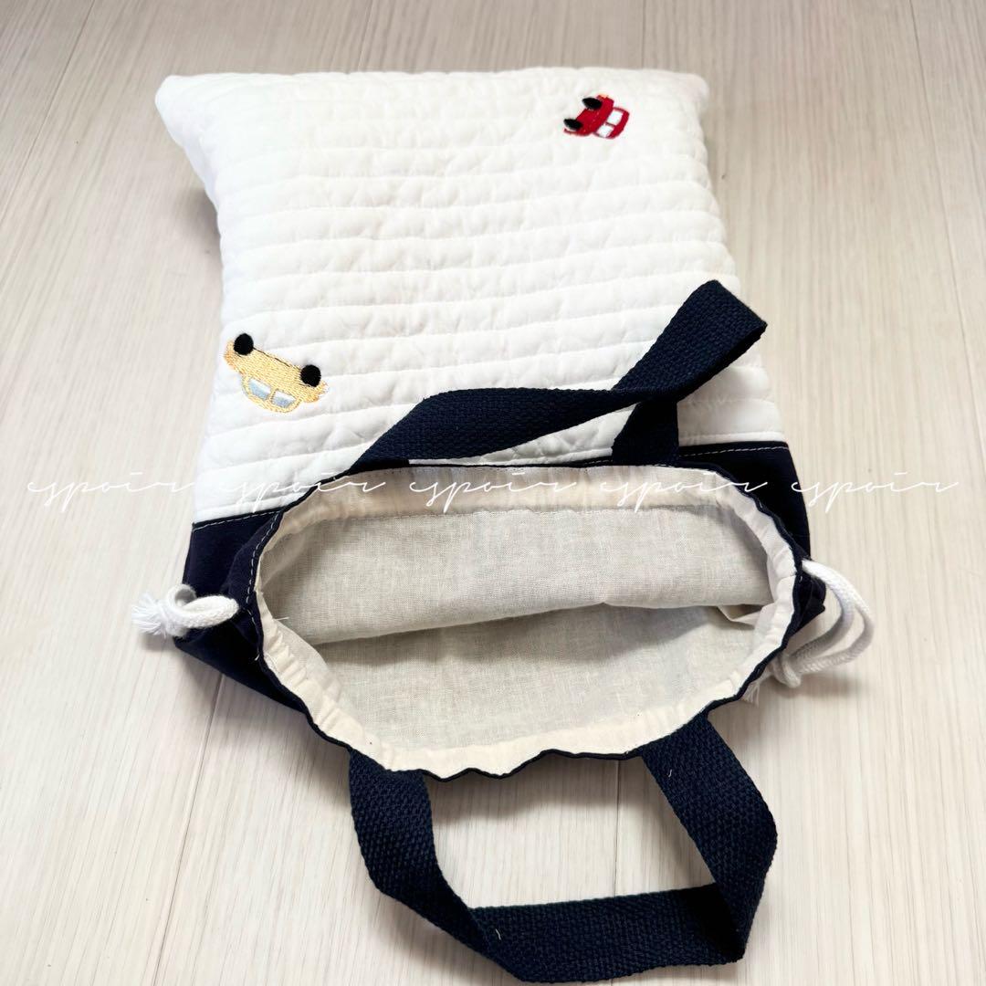 【送料無料】入園入学3点セット/刺繍はたらくくるまと信号機