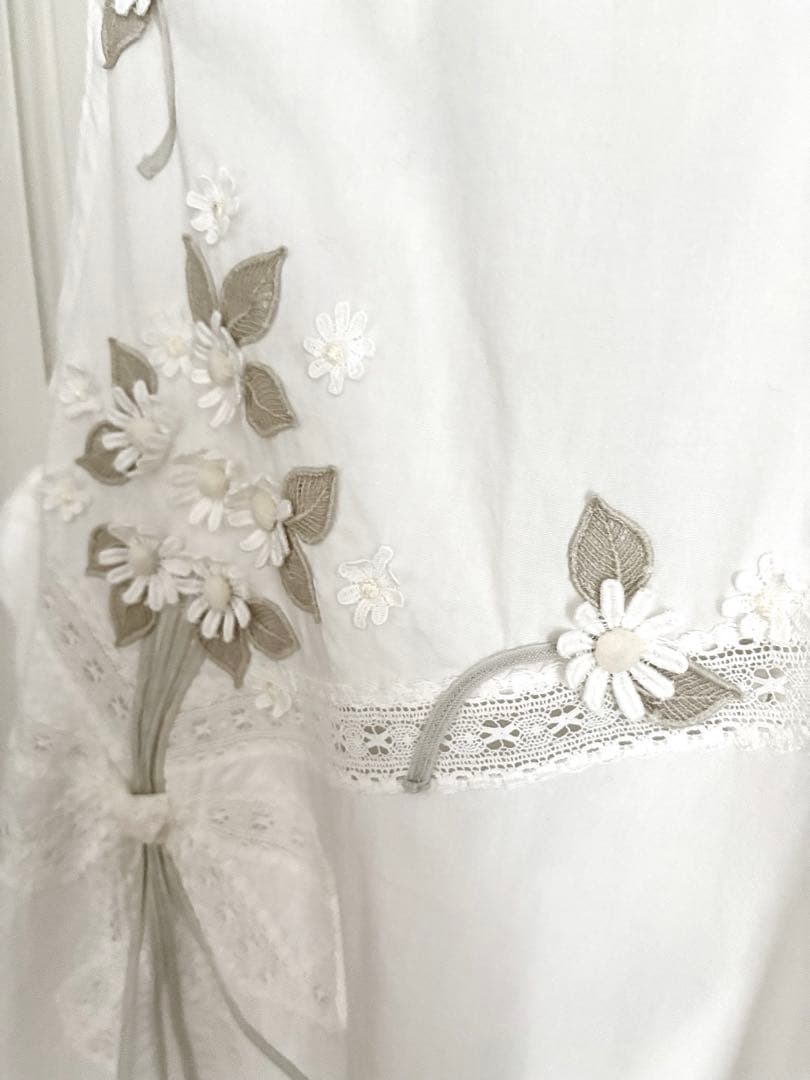 ★美品サエラHSCHRONE ヒスクローネレースドレスエプロン