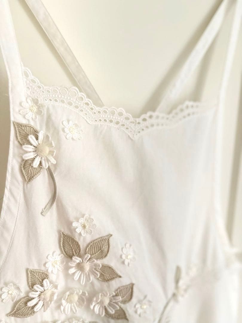 ★美品サエラHSCHRONE ヒスクローネレースドレスエプロン