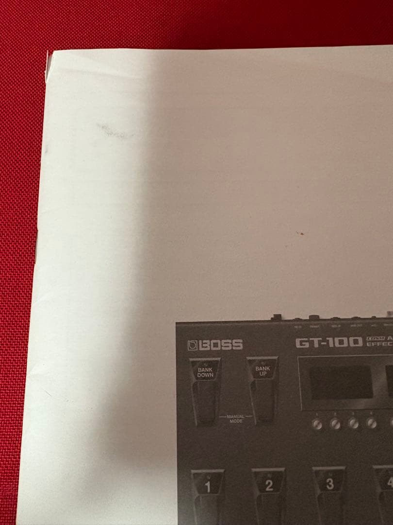 BOSS GT-100 純正ACアダプタ　エフェクターケース