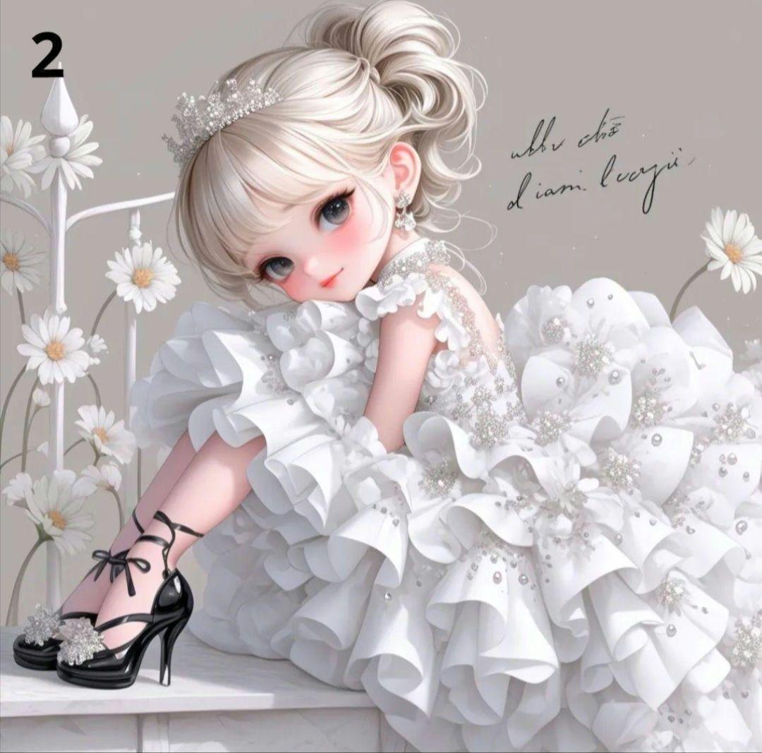 ちっちざる 様　　ご依頼　　かわいい女の子パネル生地　ハンドメイド