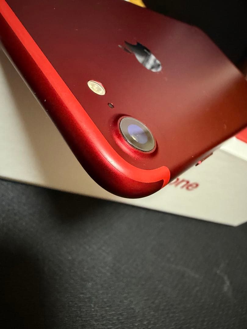 Apple iPhone 7 (赤) 箱付き／SIMロック解除済み