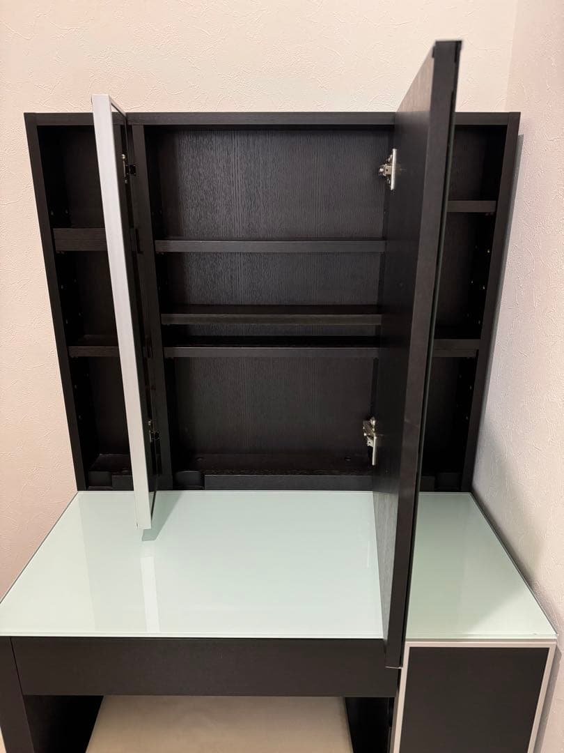 松永家具 （matsunaga） piatto ピアット ドレッサー７５ 三面鏡