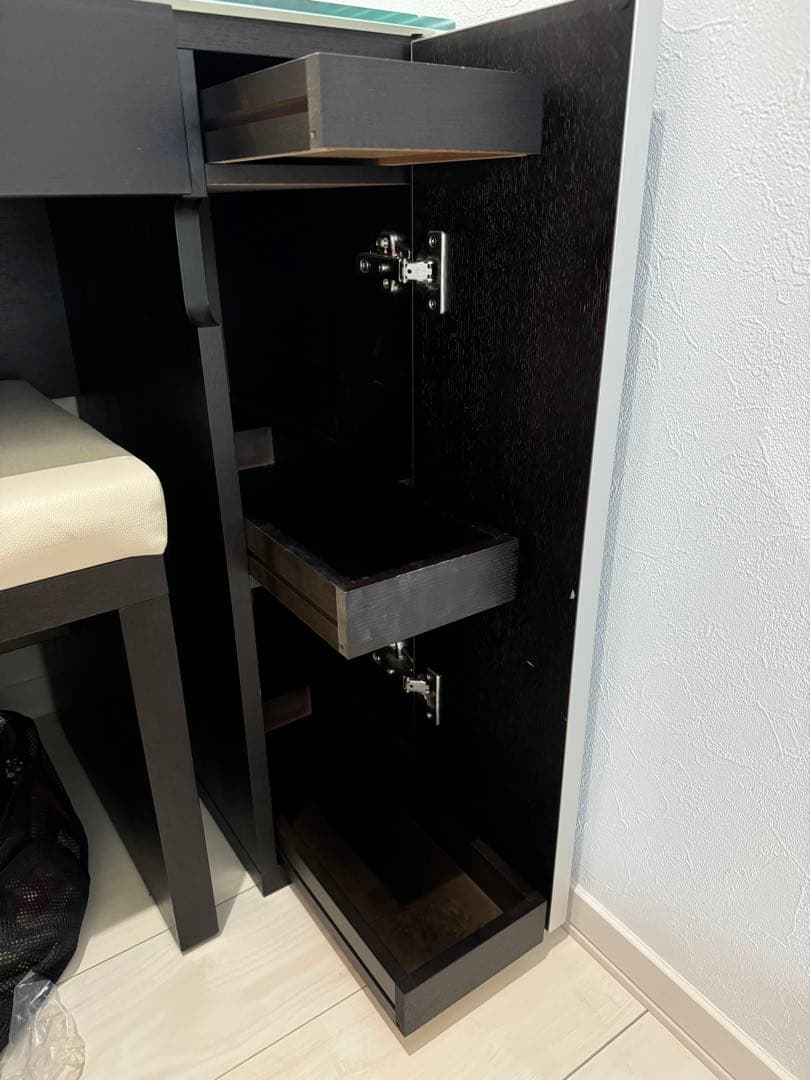 松永家具 （matsunaga） piatto ピアット ドレッサー７５ 三面鏡