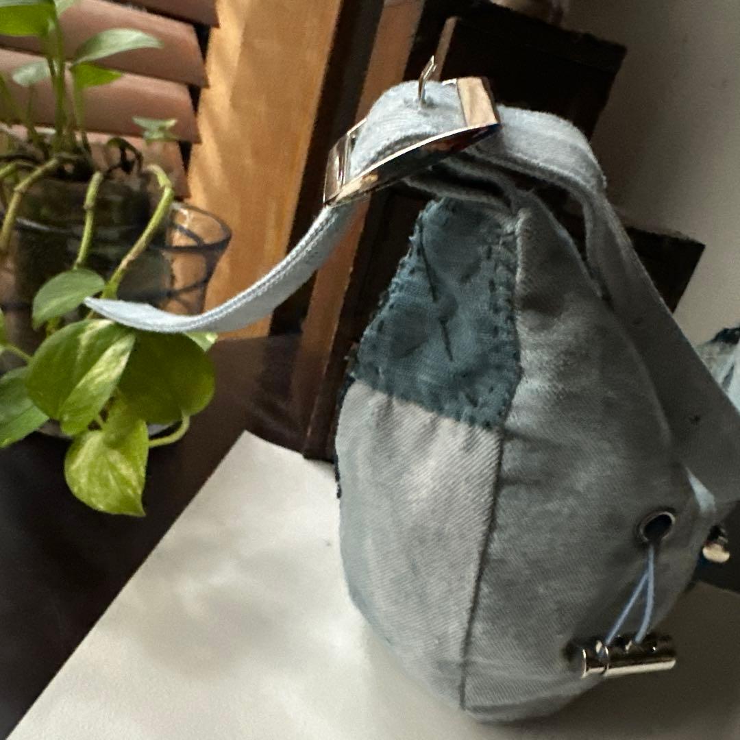 G*8様 『お針子さん』のスポーツミニバッグ／藍染／襤褸