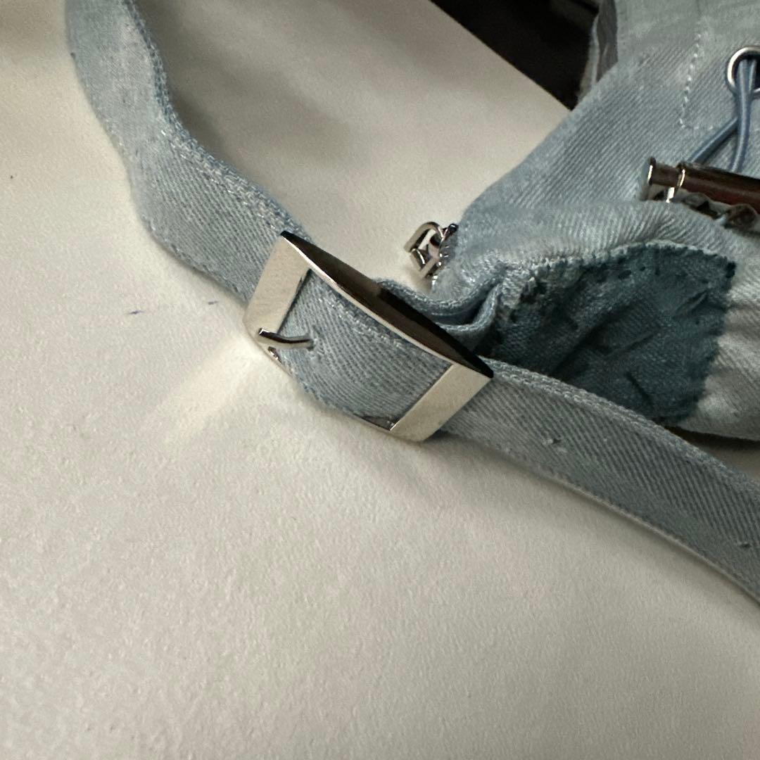 G*8様 『お針子さん』のスポーツミニバッグ／藍染／襤褸