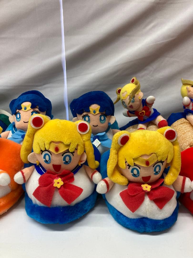 美少女戦士セーラームーン ぬいぐるみスリッパ 大量セット 靴