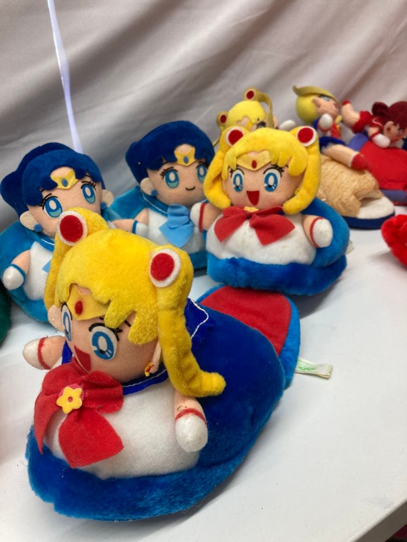 美少女戦士セーラームーン ぬいぐるみスリッパ 大量セット 靴