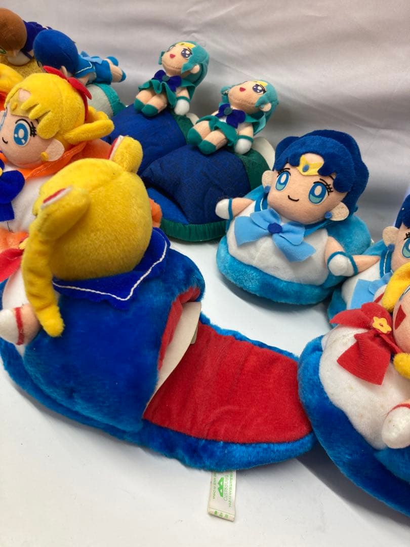 美少女戦士セーラームーン ぬいぐるみスリッパ 大量セット 靴