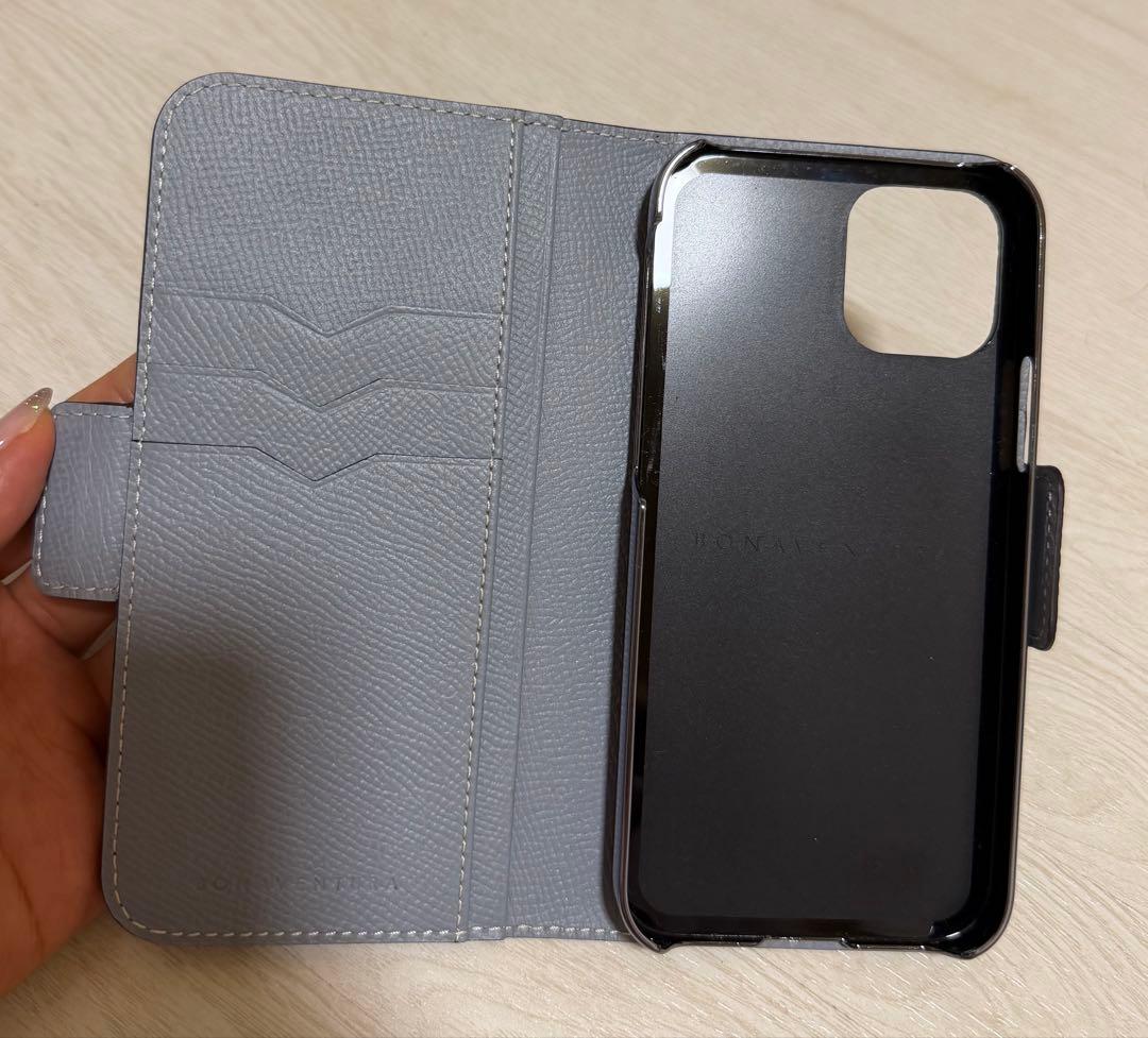 美品 ボナベンチュラ iPhoneケース 手帳型スマホケース