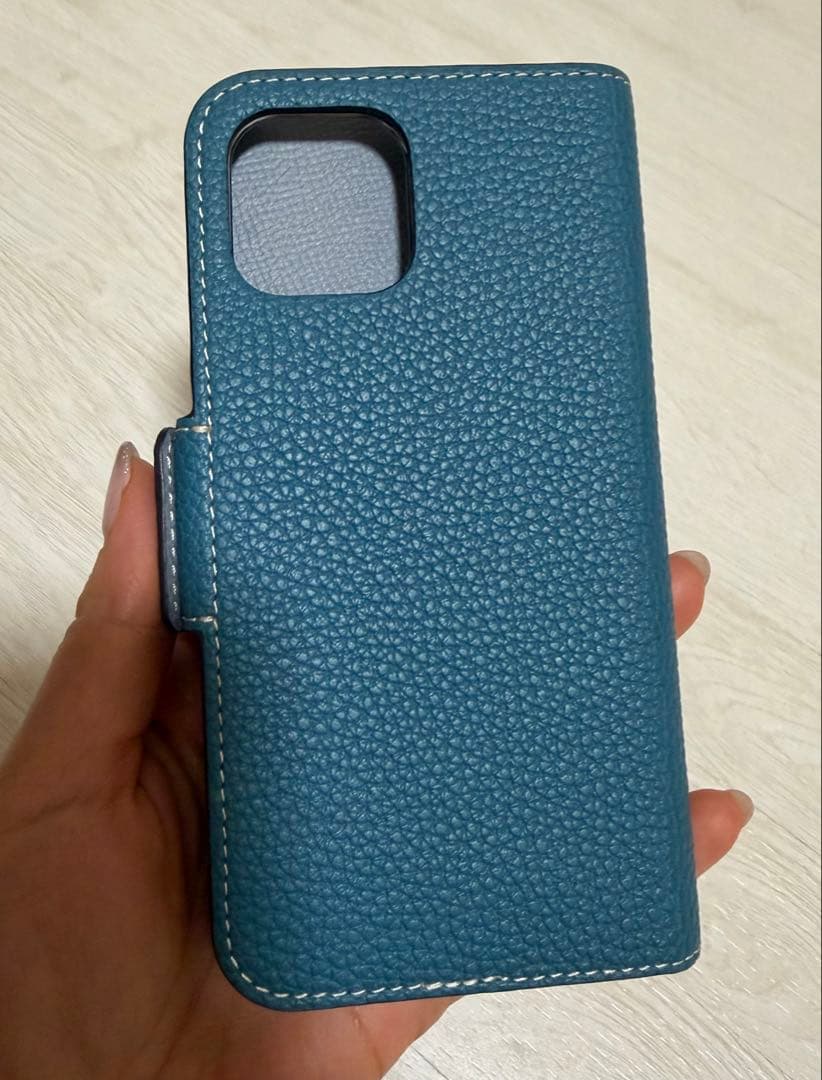 美品 ボナベンチュラ iPhoneケース 手帳型スマホケース