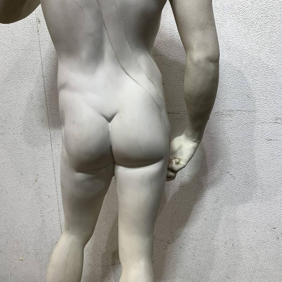 彫刻　ダビデ像　石膏像　美術品　オブジェ　ミケランジェロ 　XZ4382