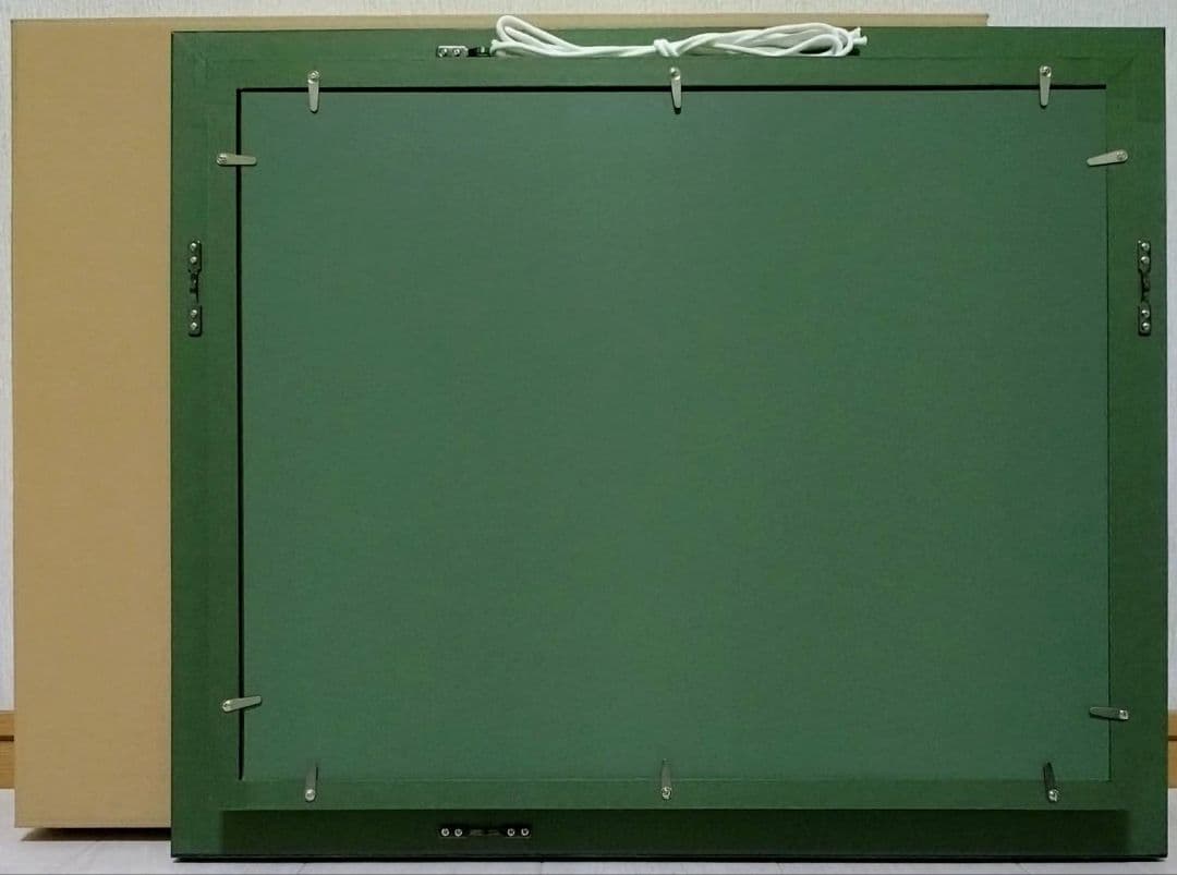 【額縁なし】【F6号】水森亜土/表裏サイン・裏描き有/油彩/アクリル/額縁/額装