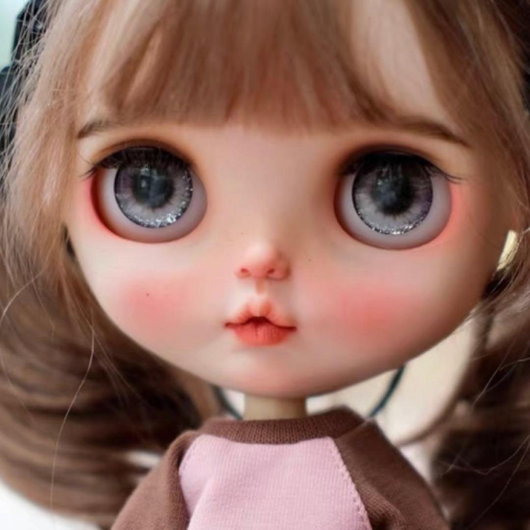 カスタムブライス 作家様 人形 幼い かわいい ドール うさぎ顔 フルセット