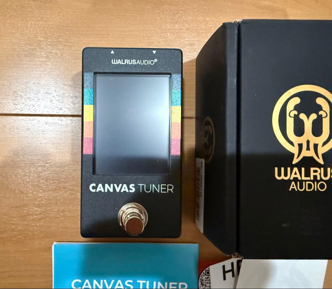 超美品 WALRUS AUDIO Canvas Tuner 専用フィルム貼済