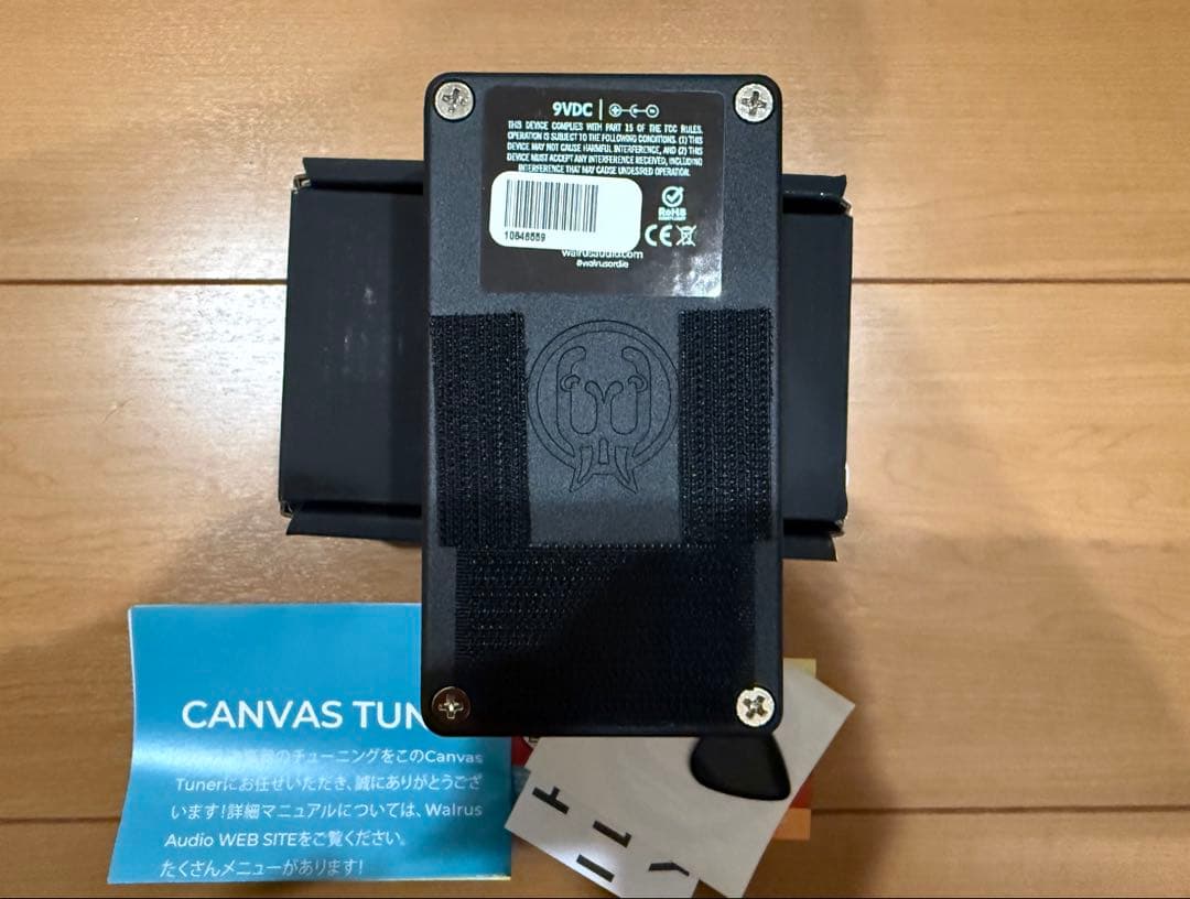 超美品 WALRUS AUDIO Canvas Tuner 専用フィルム貼済