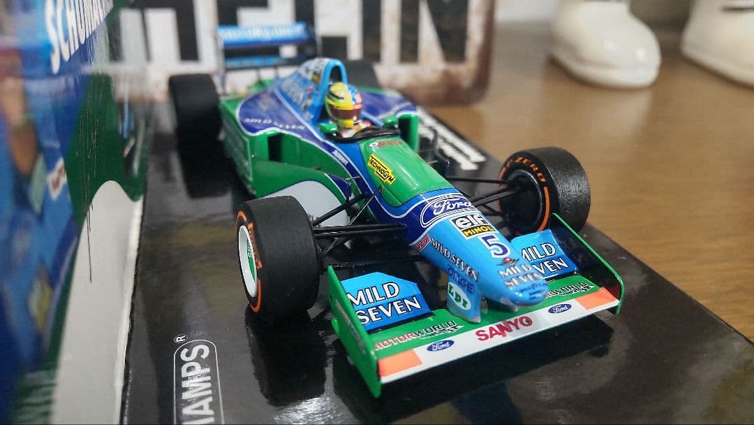 ミニチャンプス製.ベネトンフォード.Ｂ１９４.ミック・シューマッハ.ベルギーＧＰ