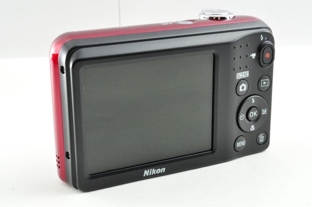 美品　Nikon COOLPIX A10 レッド デジカメ オールドコンデジ