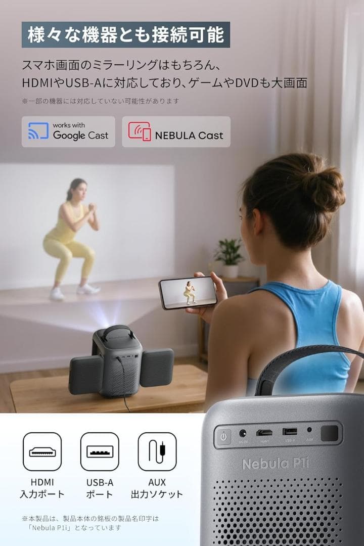 【新品】Anker Soundcore Nebula P1i プロジェクター