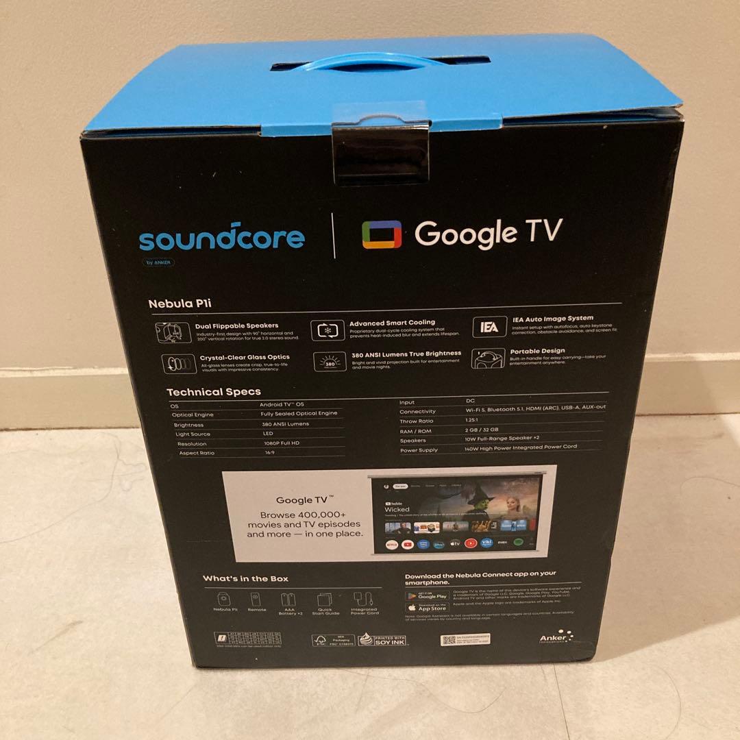 【新品】Anker Soundcore Nebula P1i プロジェクター