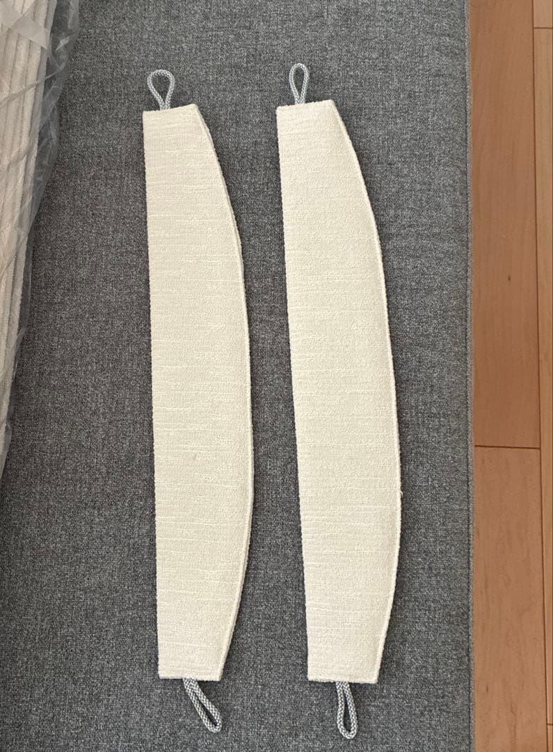 美品⭐︎モモナチュラル　遮光着脱ドレープカーテン　幅107丈177×2枚即日発送可