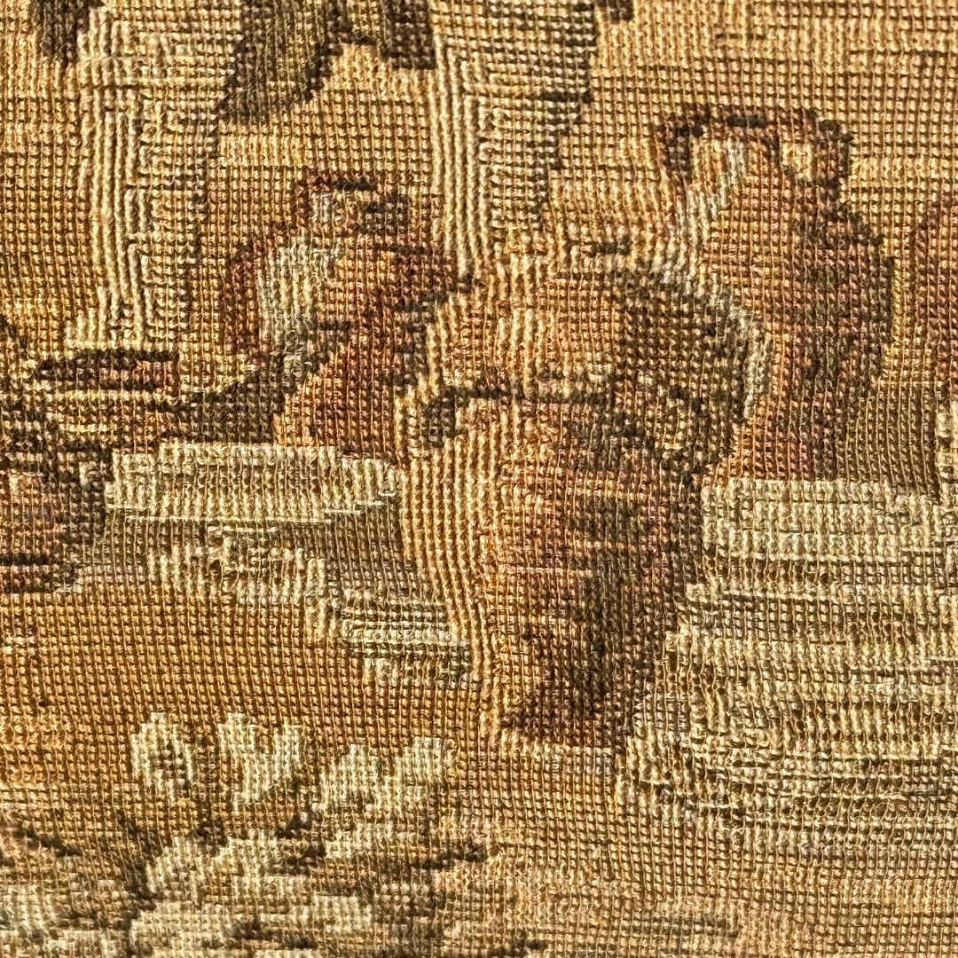 ヨーロッパの港のタペストリー 織りイタリア風景装飾アート　アンティーク