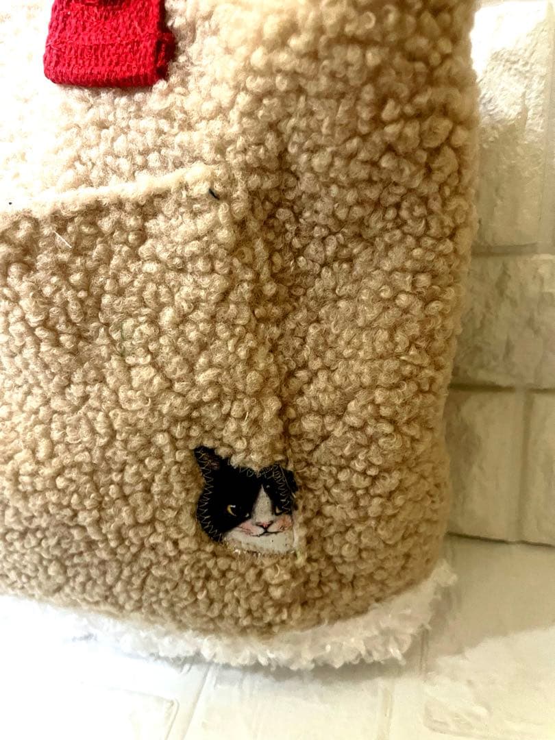 み*ー様 コヤンイサムチョン　ハンドメイド フワフワもこもこ　肩がけトートバッグ