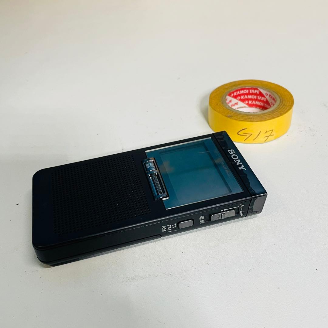 SONY ソニー　ポケットラジオ XDR-64TV 動作確認済み