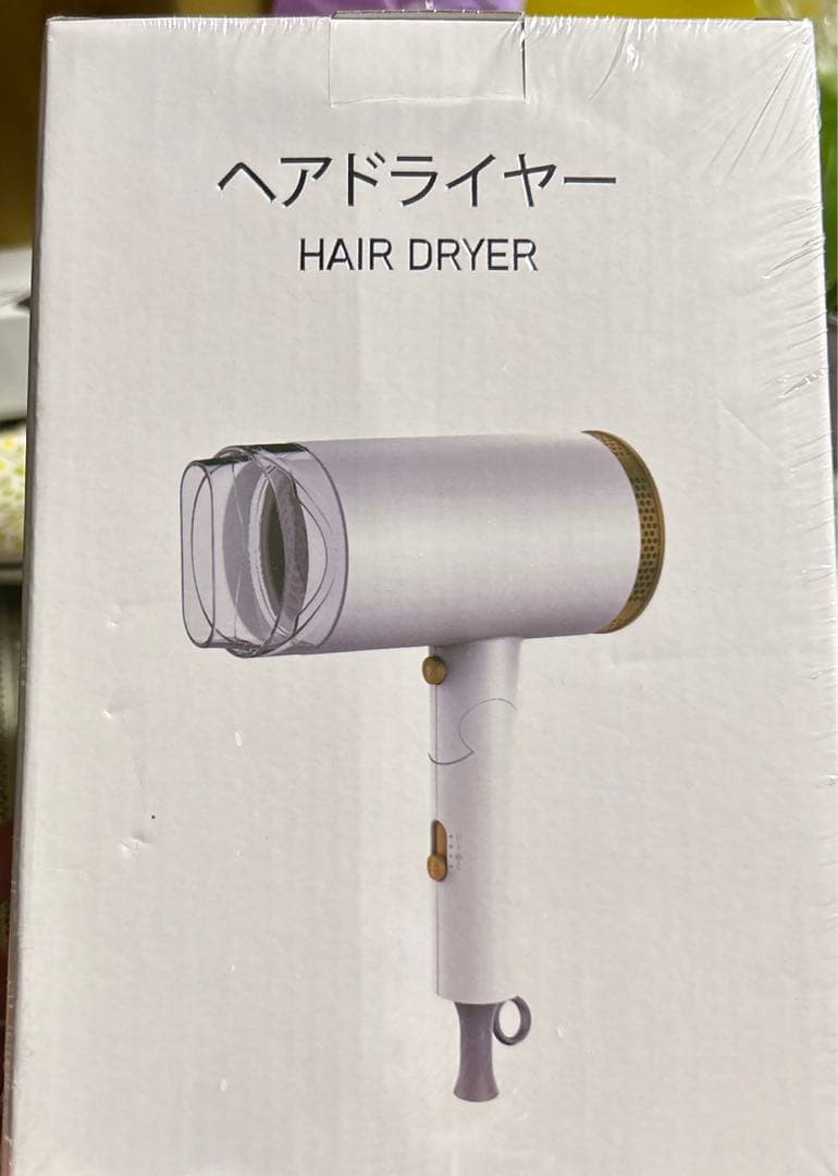 新品未使用　ba ドライヤー　高濃度マイナスイオン