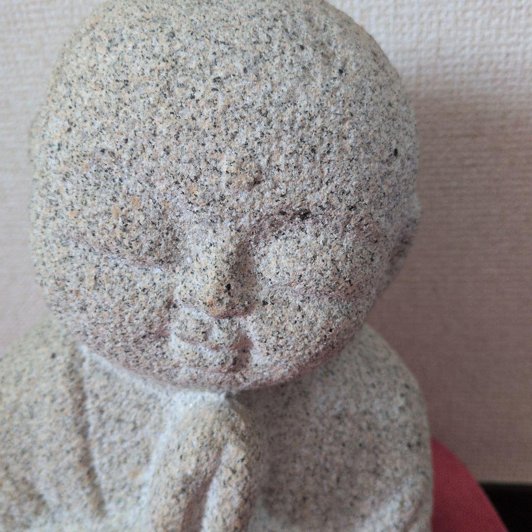 石地蔵 約36cm【20年前購入してから自宅廊下に設置】